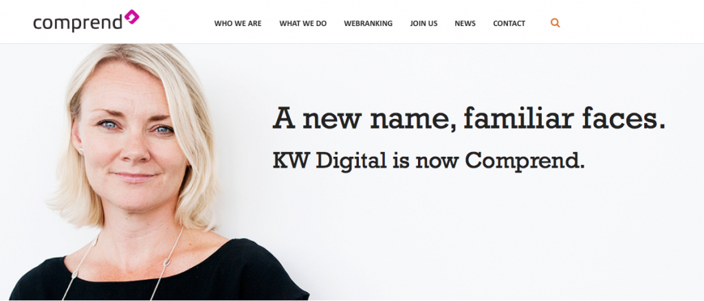 Nytt namn och varumärke – KW Digital blir Comprend